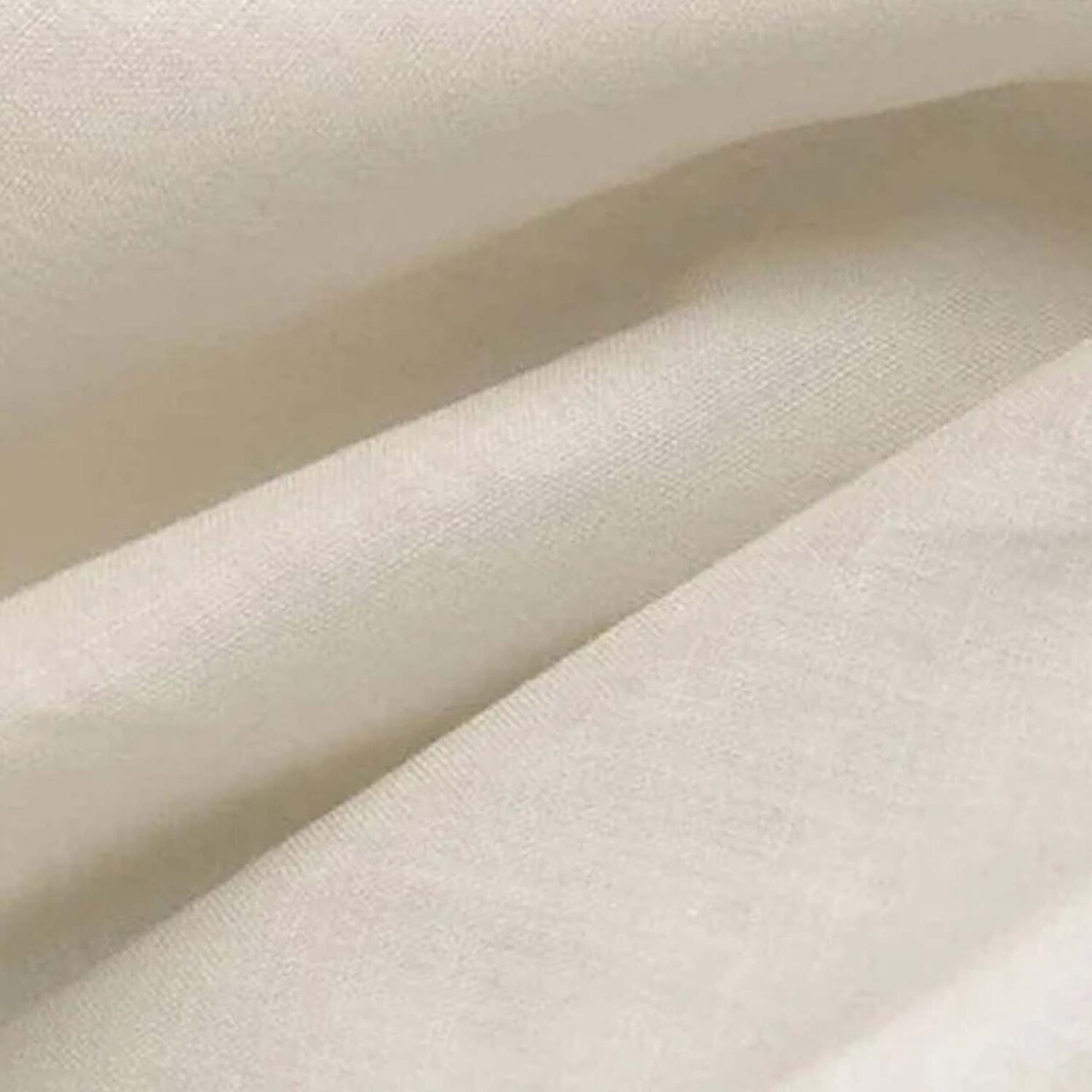 Extra Wide 100% Cotton Muslin Fabric Unbleached Natural Color Heavy Duty 120 Inch Wide